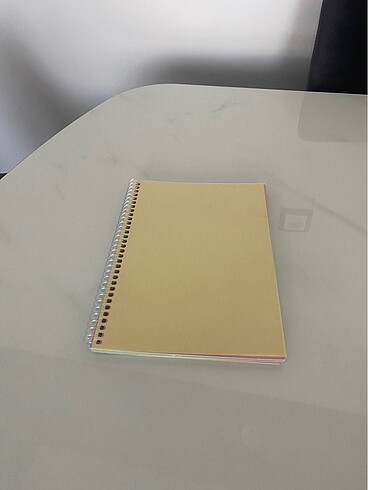 Çizgisiz Renkli Sayfalı Defter