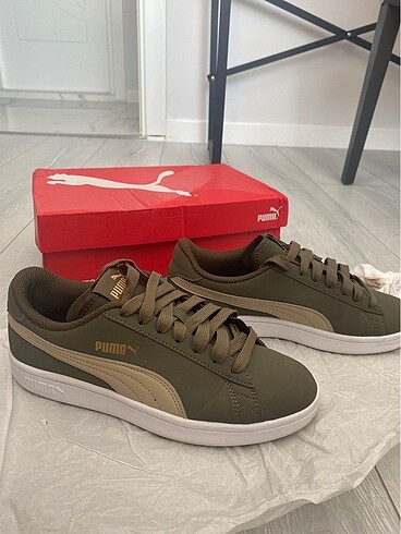 38,5 Beden haki Renk Puma Haki Spor Ayakkabı