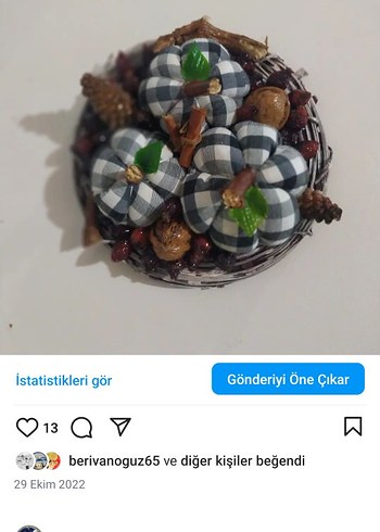American Vintage çeşitli el yapımı süsler