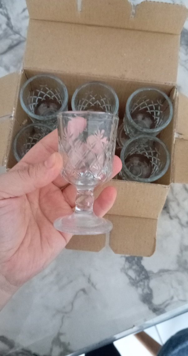 kristal kahve yani su bardağı - Görsel 2