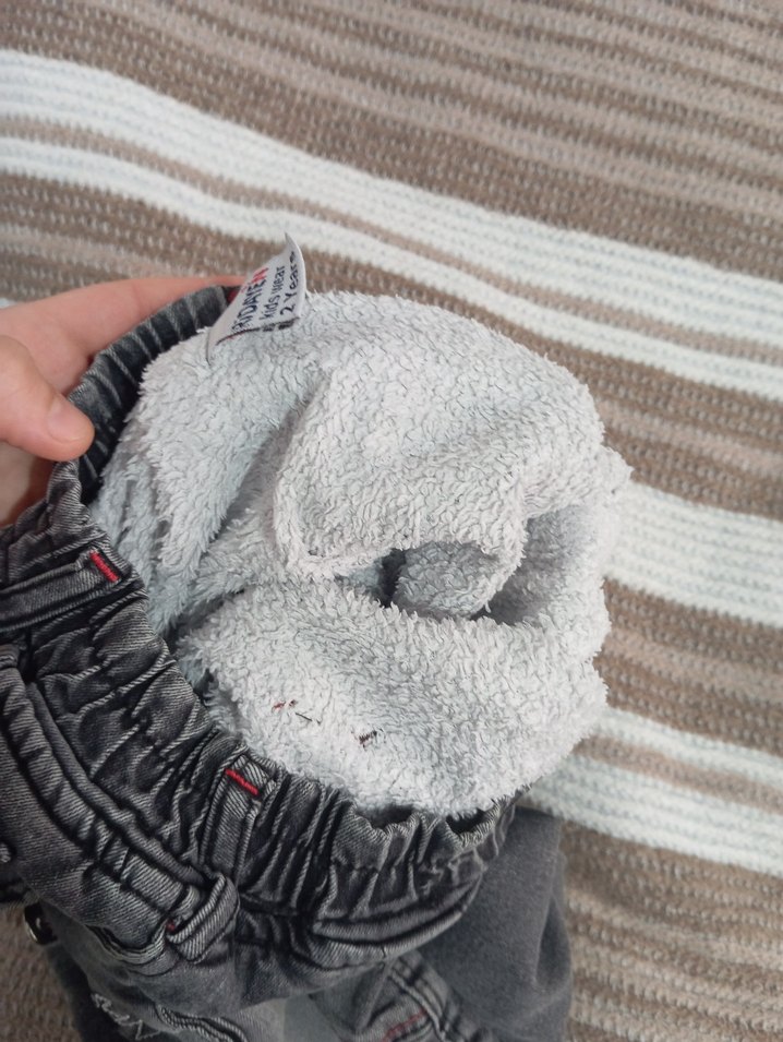 Gri Erkek Çocuk Kot Pantolon - Görsel 3