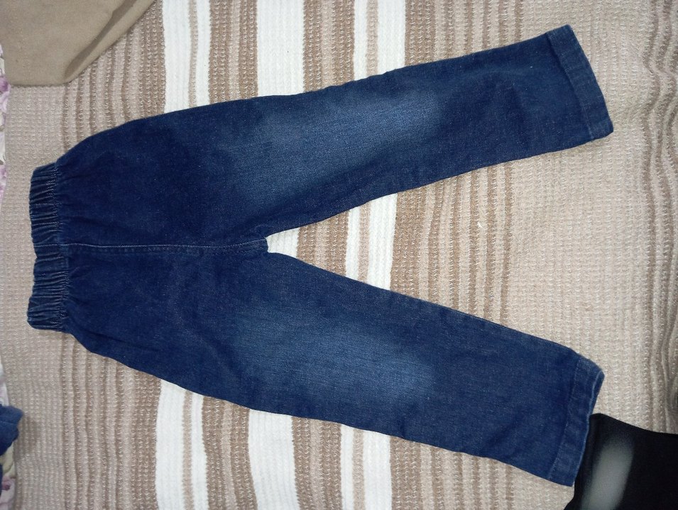 Erkek Çocuk Mavi Denim Pantolon - Görsel 2