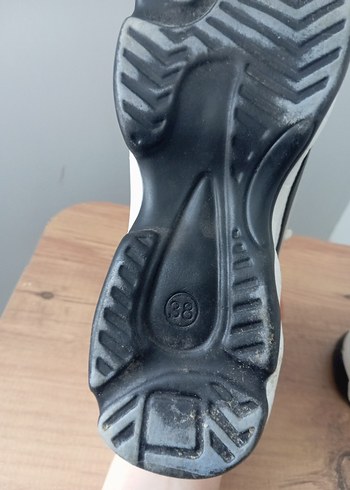 Beyaz Platform Topuklu Spor Kadın Sneakers - Görsel 8