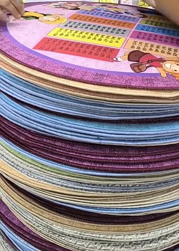 Çocuklar için renkli kahverengi paspaslar - Görsel 7