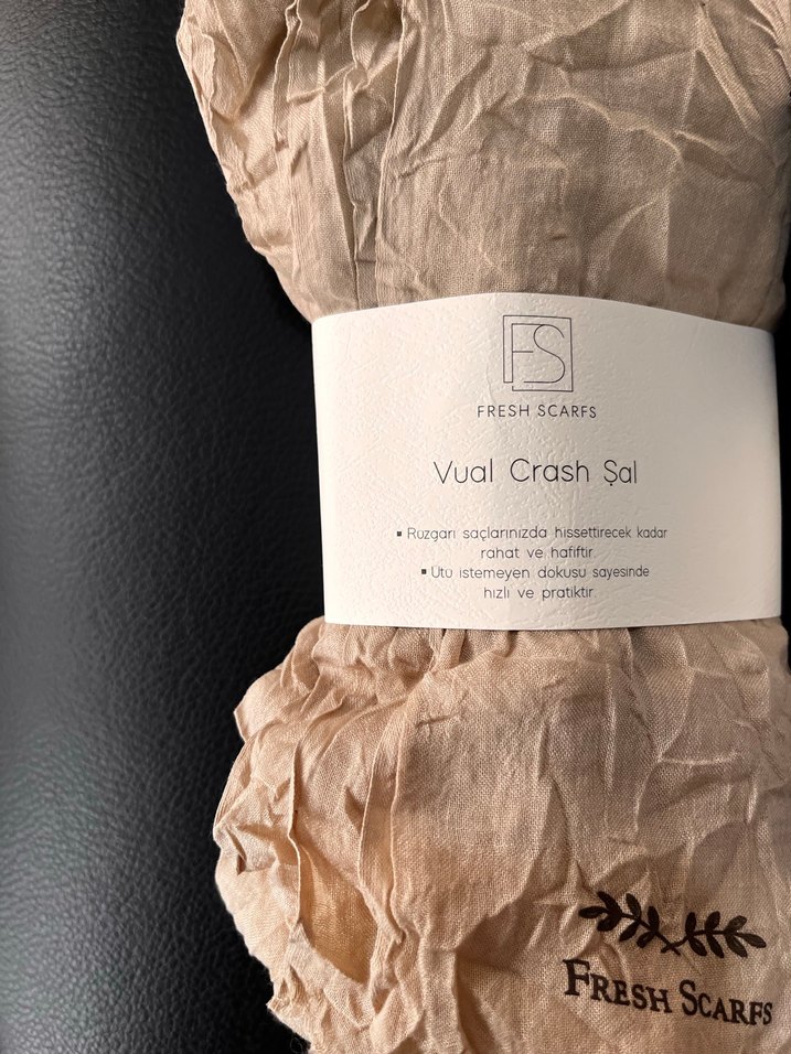 ADET FİYATIDIR Fresh scarfs  Vual Crash Kadın Şal - Görsel 3