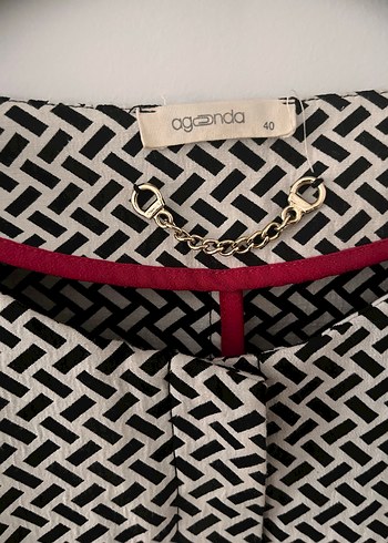 Boyner Gizli Düğmeli Kadın Ceket Kap - Görsel 4