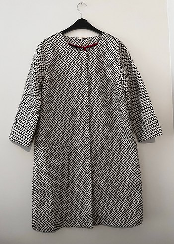 Boyner Gizli Düğmeli Kadın Ceket Kap - Görsel 2