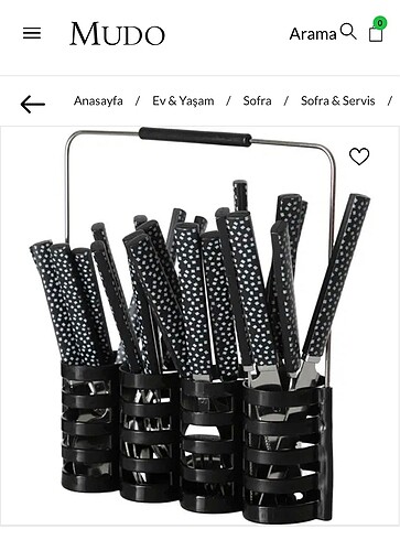 Mudo MUDO 24 PARÇA ÇATAL KAŞIK BIÇAK