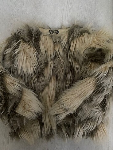24-36 Ay Beden camel Renk Tyess peluş mont