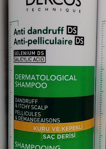 VICHY Vichy Dercos Anti-Dandruff Şampuan 3 adet var