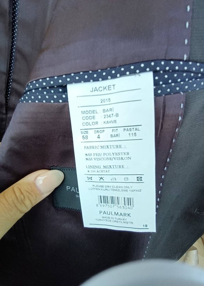 Erkek ceket - Görsel 4