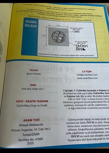 Beden Renk 0'dan Başla Start Matematik Sınav Kitabı