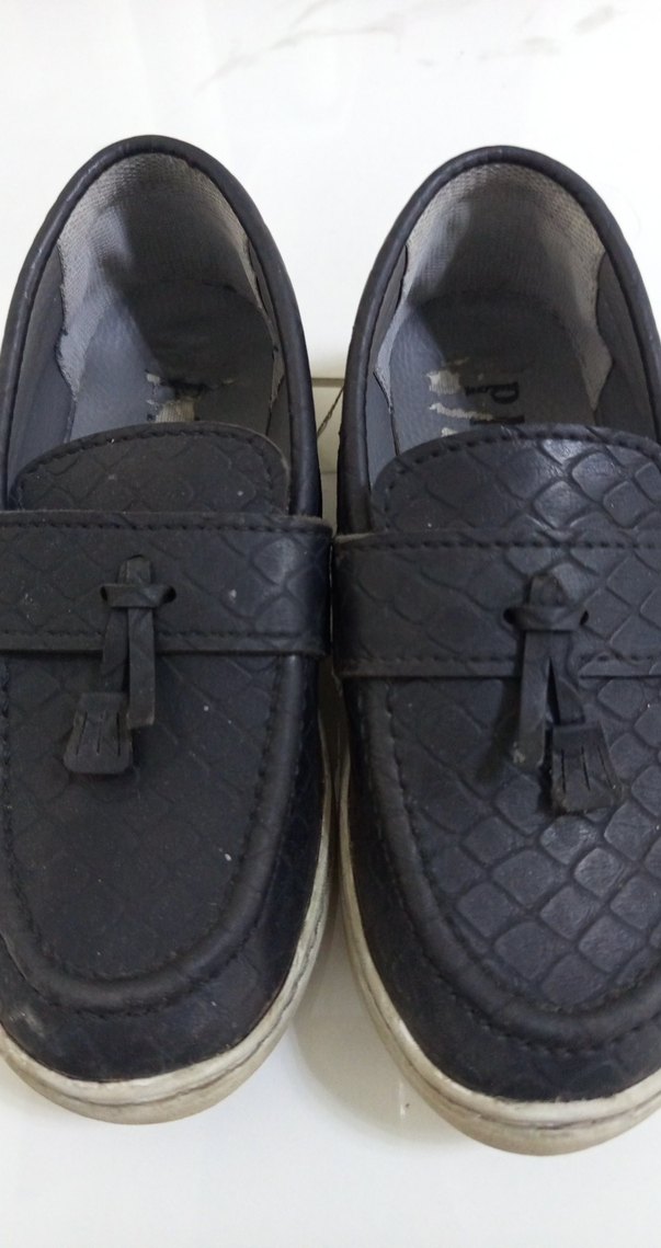 Erkek Çocuk Siyah Yılan Desenli Tokalı Ayakkabı - Görsel 2