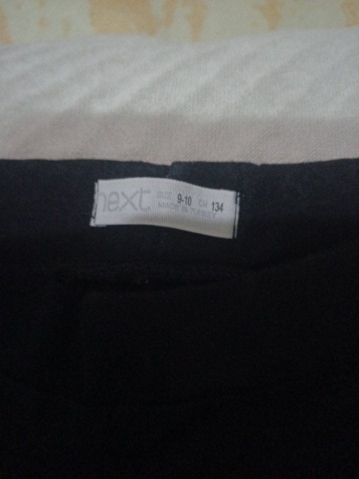 Siyah Fermuarlı kız cocuk Dar Kesim tayt - Görsel 3