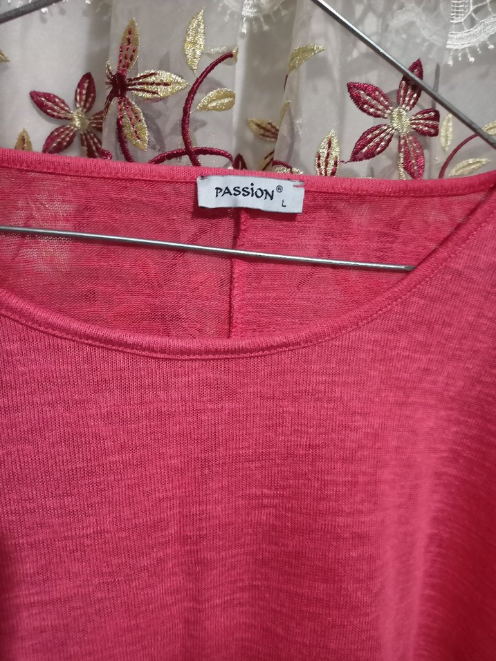 Püsküllü Dantel Detaylı Pembe Bohem Bluz - Görsel 2