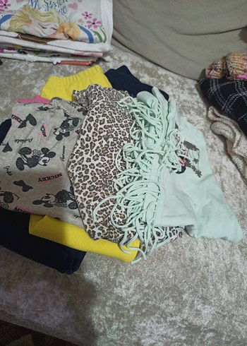 Kız Çocuk Gri Ekose Desenli Uzun Kollu Elbise - Görsel 13