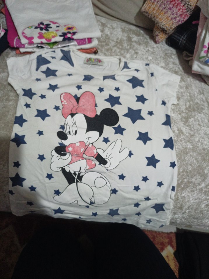 Kız Çocuk Gri Ekose Desenli Uzun Kollu Elbise - Görsel 4