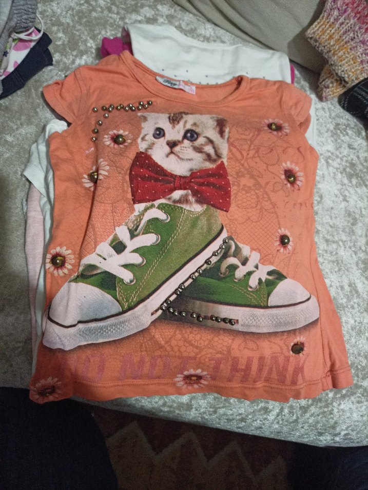 Kız Çocuk Gri Ekose Desenli Uzun Kollu Elbise - Görsel 3