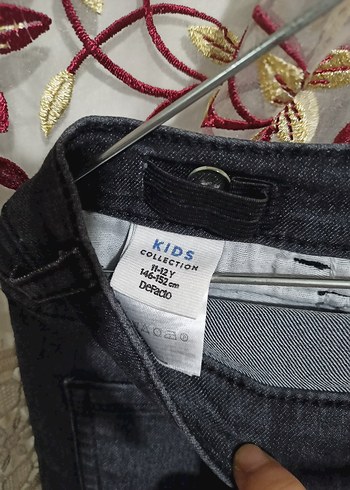 Düğmeli GriDenim Pantolon erkek 11/12 - Görsel 2