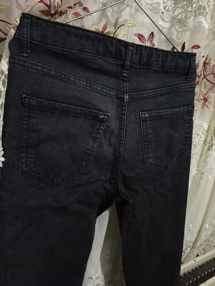 Düğmeli GriDenim Pantolon erkek 11/12 - Görsel 3