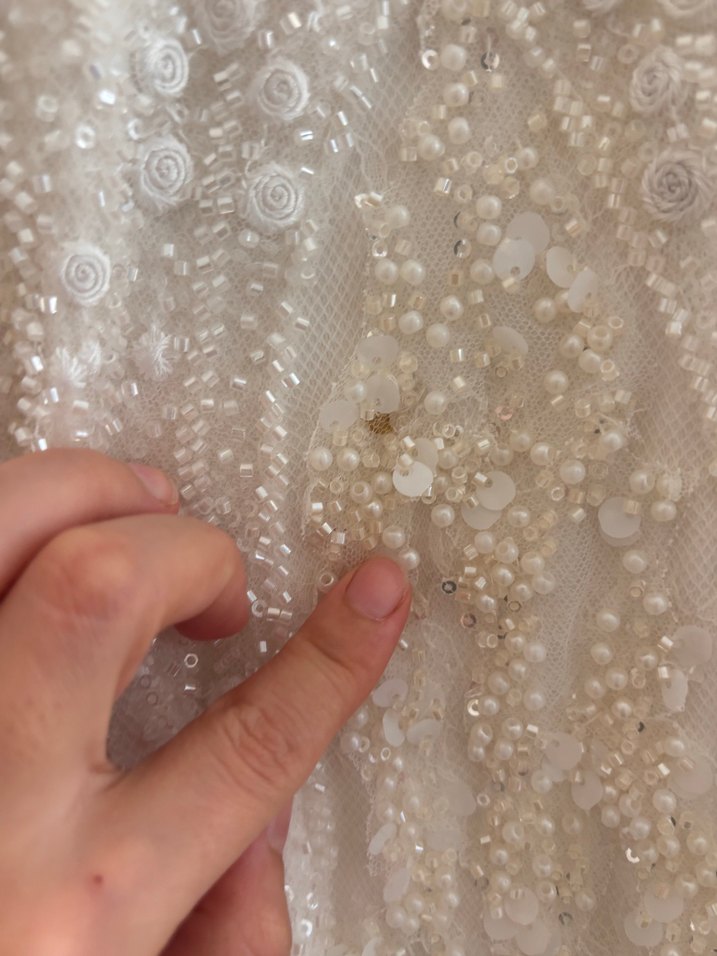 özel dkm dekolte isteğe göreaçtırılabilir uzun kuyruklu gelinlik - Görsel 5