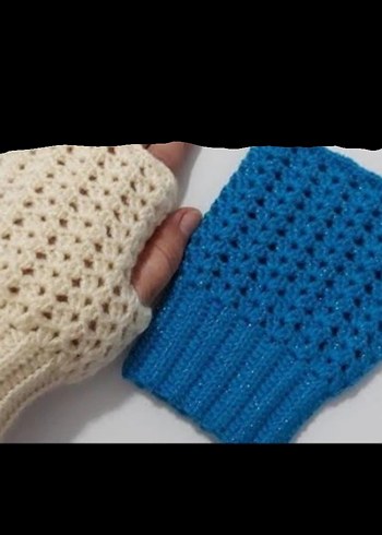 Bohem Tarzı Örgü Kadın Eldivenleri - Görsel 2