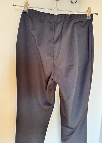 Kadın Siyah Midi Kumaş Pantolon - Görsel 6