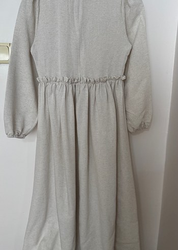 Bohem Nakışlı Uzun Triko Elbise - Görsel 5