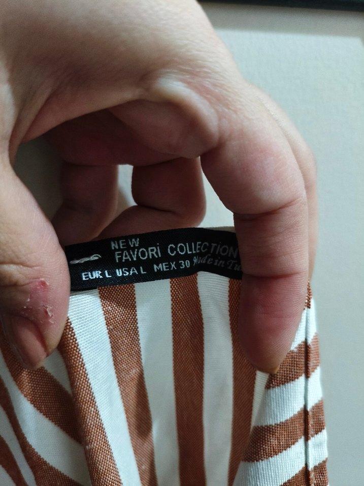 Çizgili Bohem Uzun Askılı Elbise - Görsel 3