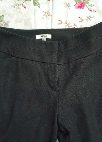 Siyah Kadın Kumaş Pantolon - Görsel 2