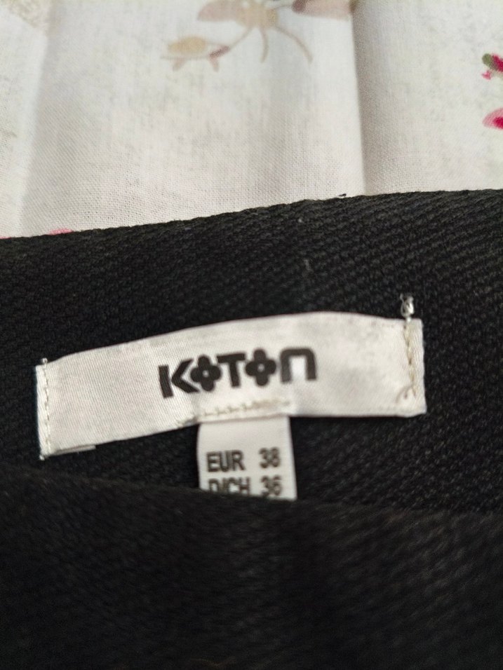 Siyah Kadın Kumaş Pantolon - Görsel 3