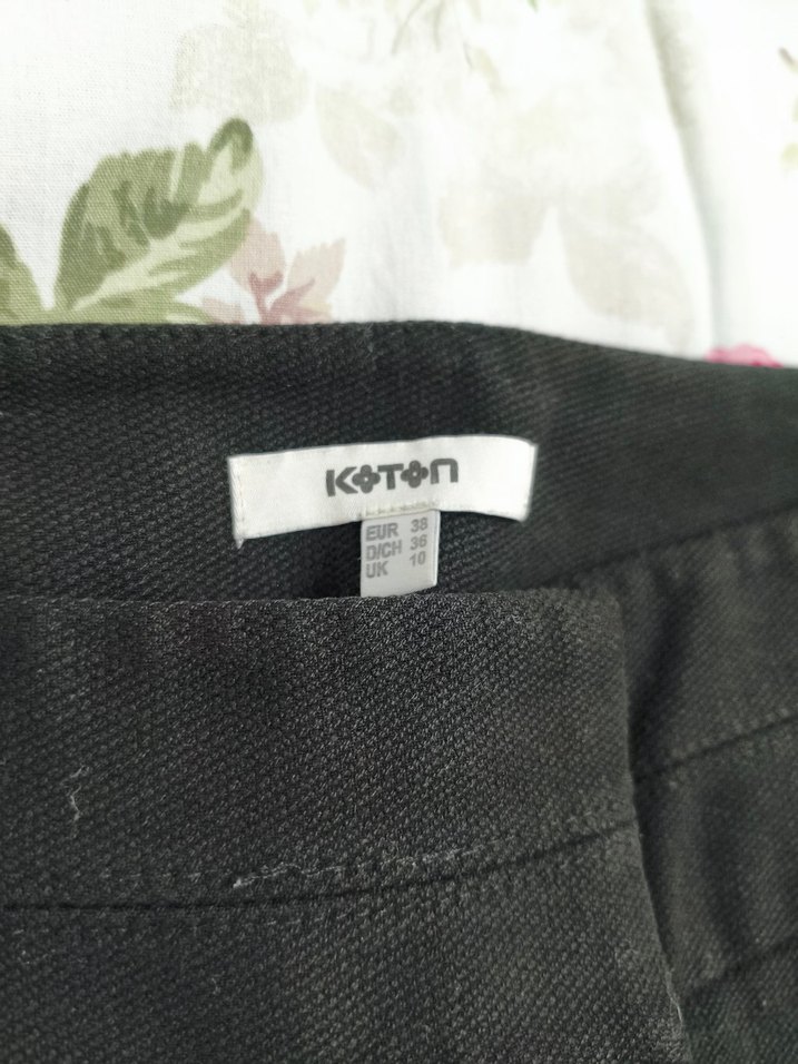 Siyah Kadın Uzun Kumaş Pantolon - Görsel 2