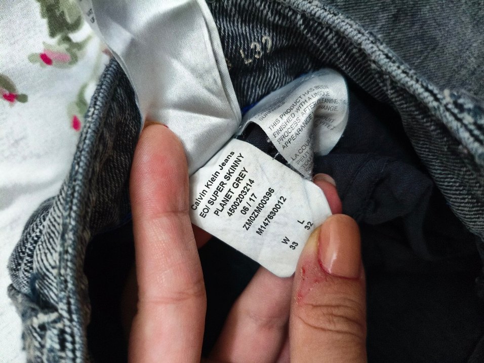 Calvin Klein Süper Skinny Erkek Kot - Görsel 2