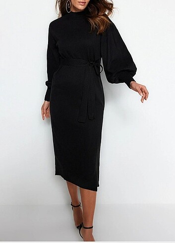 Trendyol & Milla TRENDYOL MODEST TRİKO ELBİSE