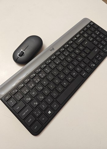 Logitech Kablosuz Klavye ve Mouse Seti