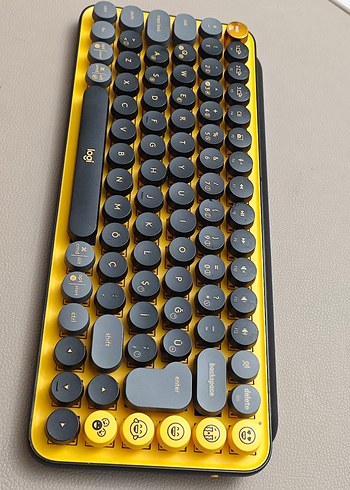 Logitech Pop Keys Bluetooth Mekanik Emoji Klavyesi - Görsel 2