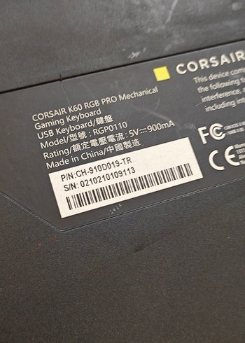 Corsair K60 Pro RGB Mekanik Oyuncu Klavyesi - Görsel 7