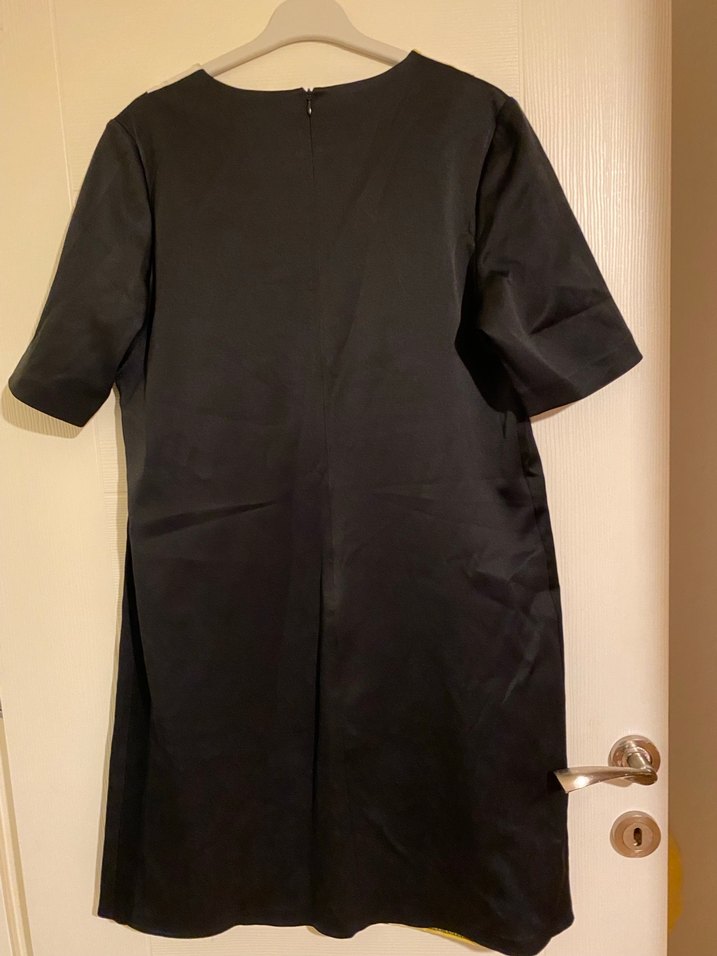 Yuvarlak Yaka  Midi Kadın Elbise - Görsel 2