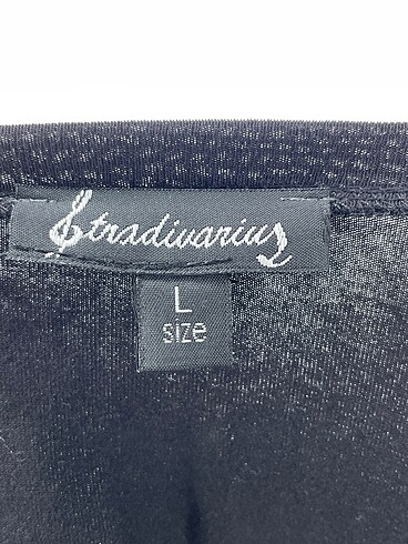 l Beden siyah Renk Stradivarius Bluz %70 İndirimli.