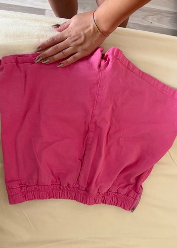 Pembe Midi Hamile Şortu - Görsel 3