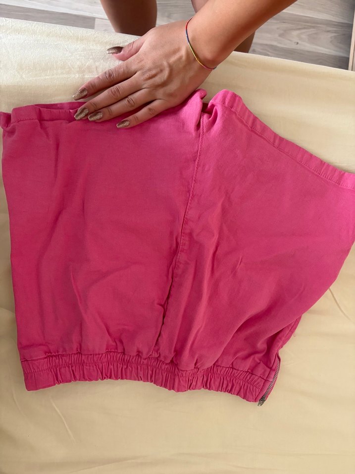 Pembe Midi Hamile Şortu - Görsel 3