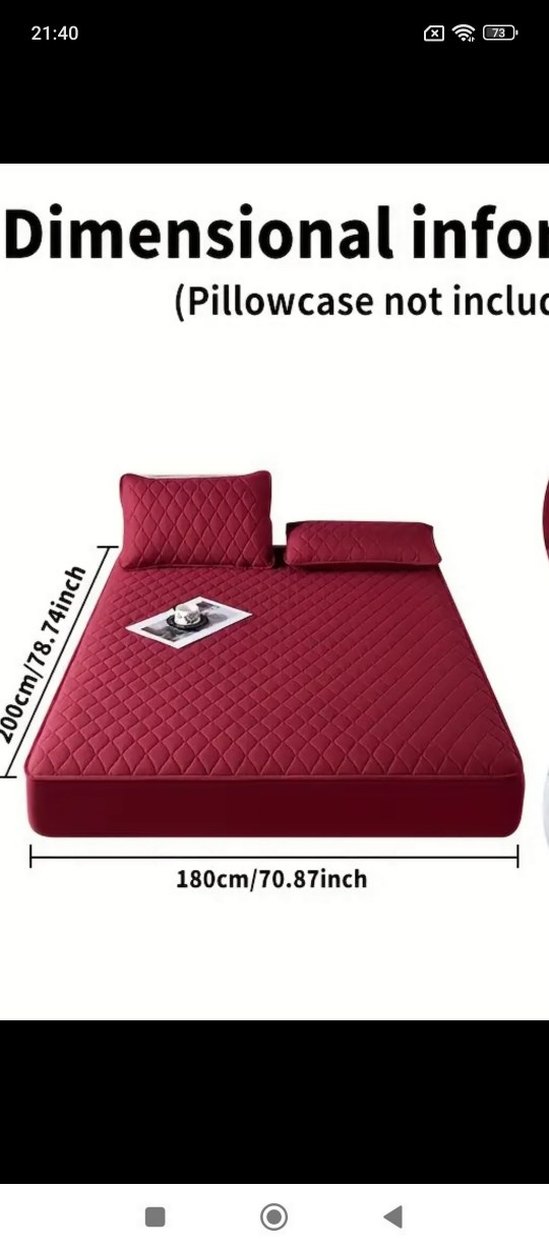 Koyu Yeşil Kareli Yatak Örtüsü 180cm - Görsel 2