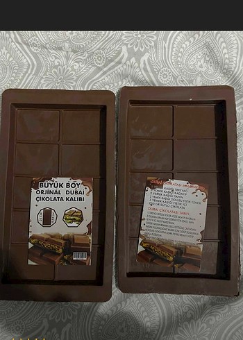 Kahve rengi Dubai çikolatası Kalıbı - Görsel 4