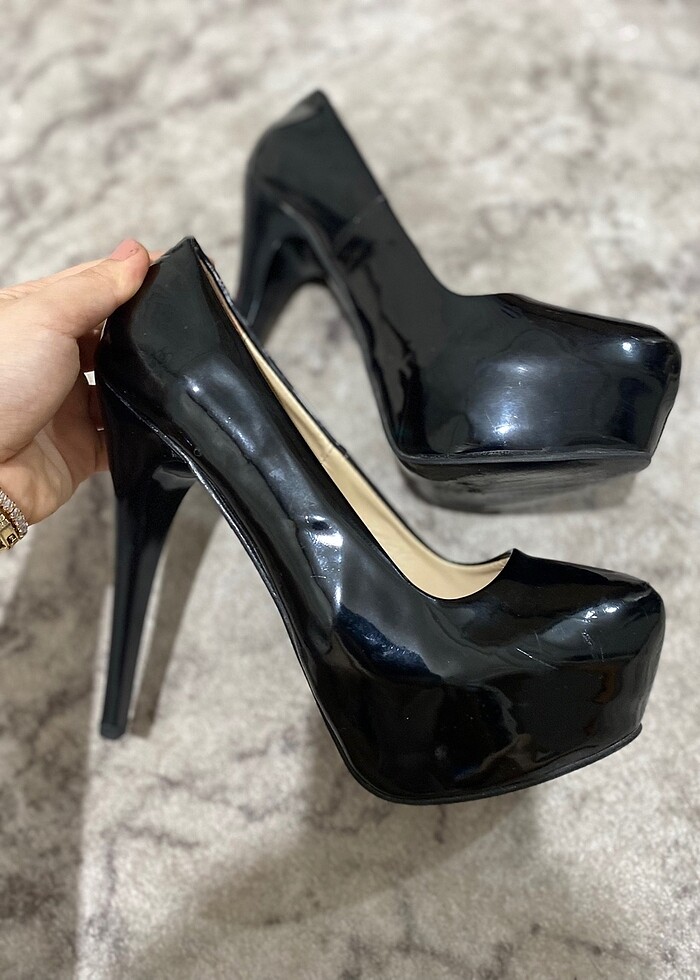 Bayan platform topuklu ayakkabı - Görsel 4