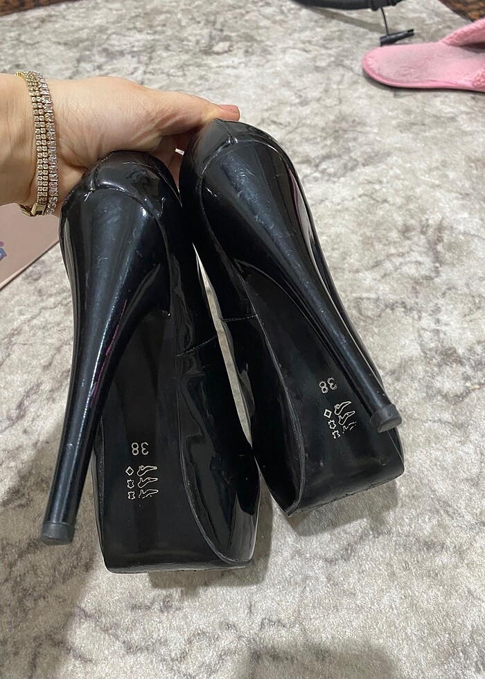 Bayan platform topuklu ayakkabı - Görsel 3