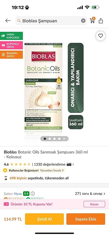 Bioderma Bioblas şampuan