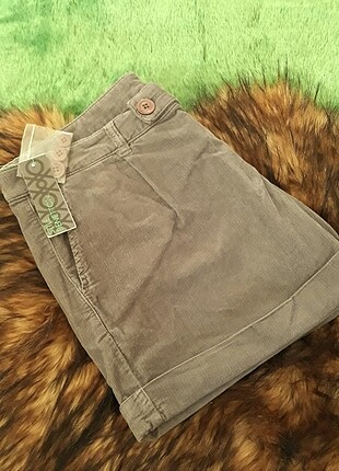 STILE BENETTON MARKA KADİFE ŞORT