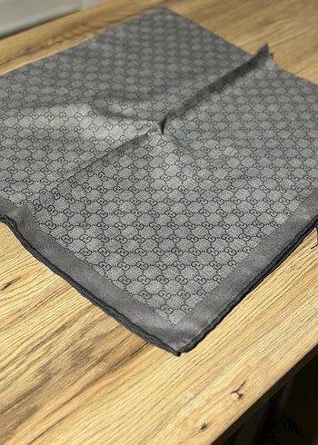 Kadın Gri Pilili Vintage Şal - Görsel 2