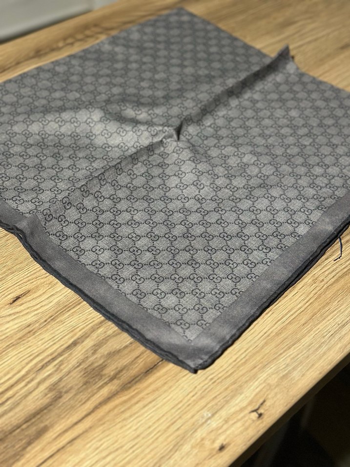 Kadın Gri Pilili Vintage Şal - Görsel 2