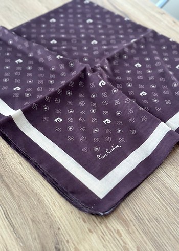 Dantel Detaylı Mor Bohem Kadın Fular - Görsel 2